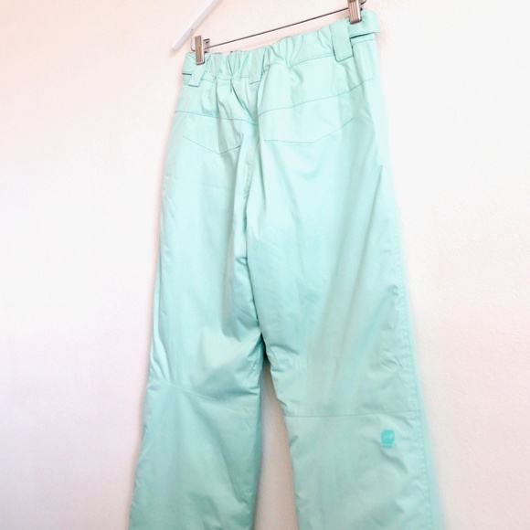 NEW! ORAGE Insulated Ski Snowboard Winter Pants Mint Green Girls' Kids SZ 16 XXL - Picture 4 of 7